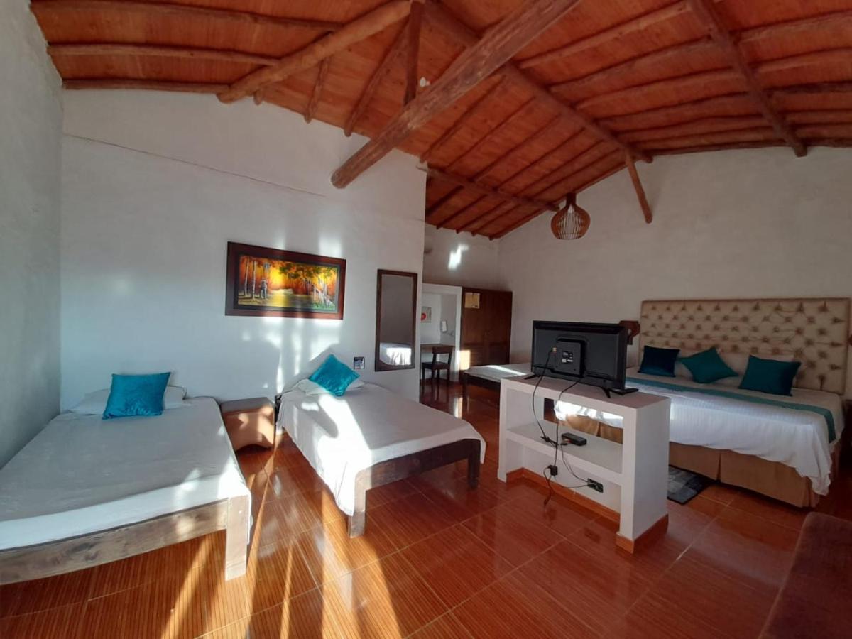 Hotel Santos De Piedra - Maranatha Barichara Zewnętrze zdjęcie